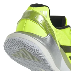 Adidas Crazyquick padelschoenen heren lucid lemon core black silver metallic