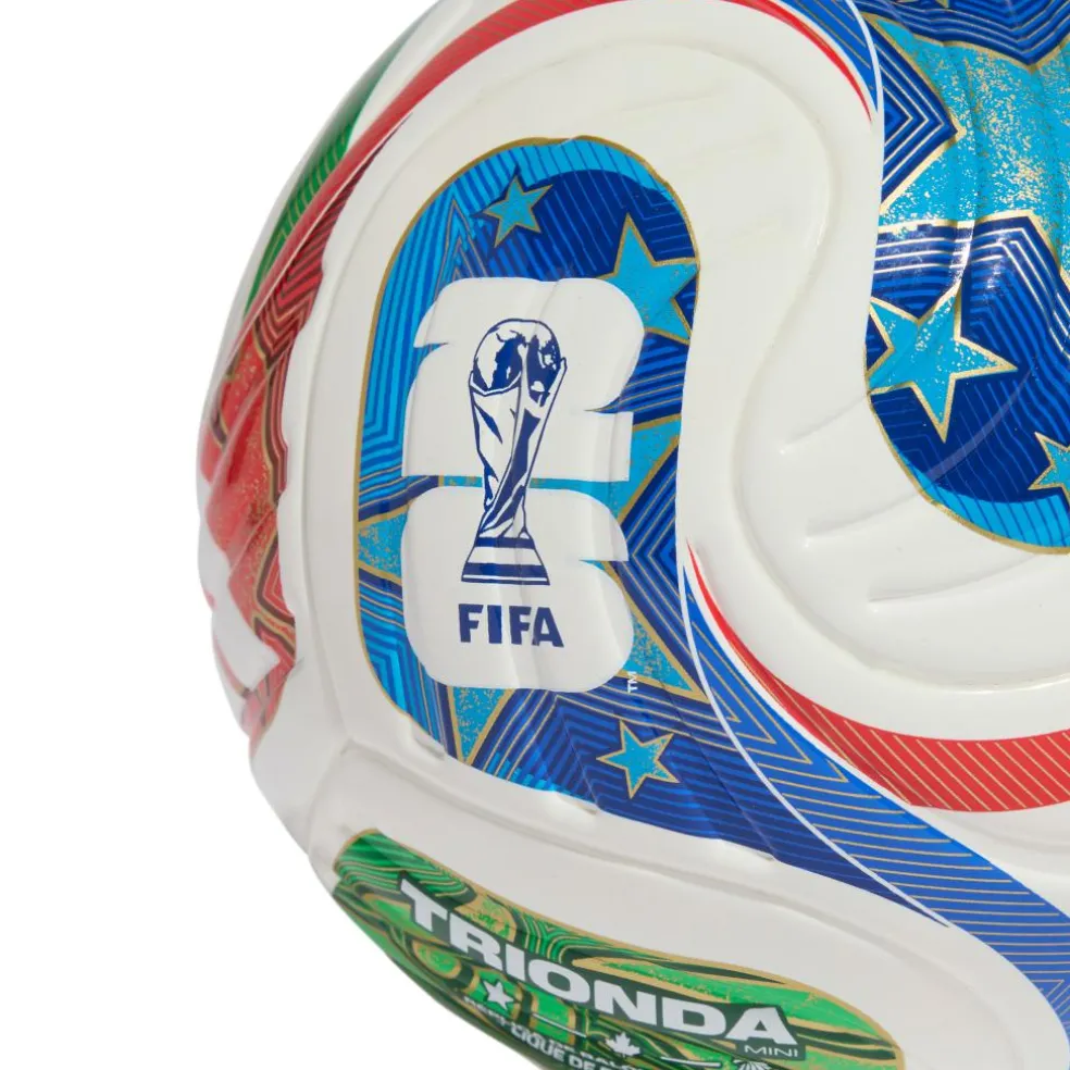 Adidas FIFA World Cup Trionda Mini voetbal white team royal blue solar blue power red 25 - 26