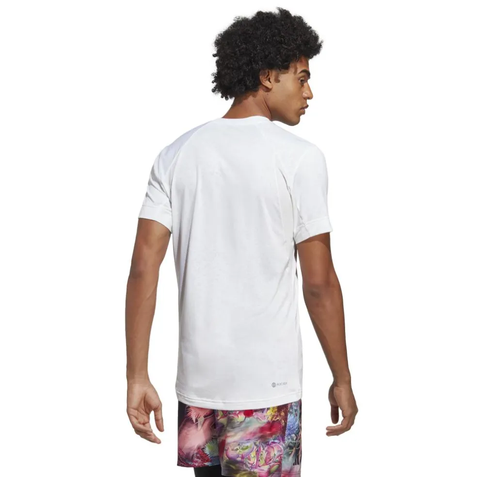 Adidas Freelift tennisshirt heren white