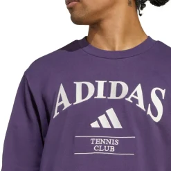 Adidas Heritage Graphic tennistrui heren burgundy chalk white