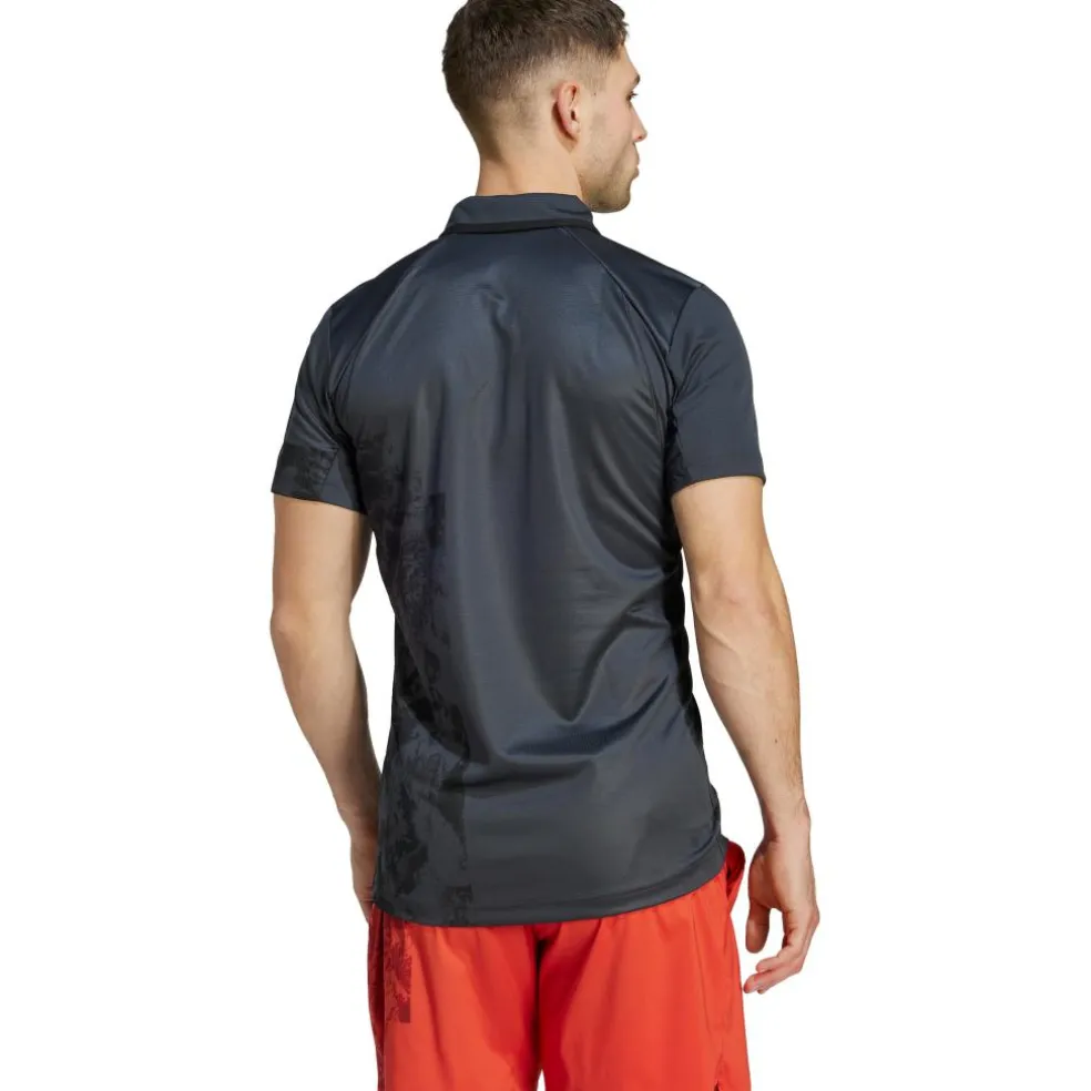 Adidas Paris Freelift tennispolo heren carbon