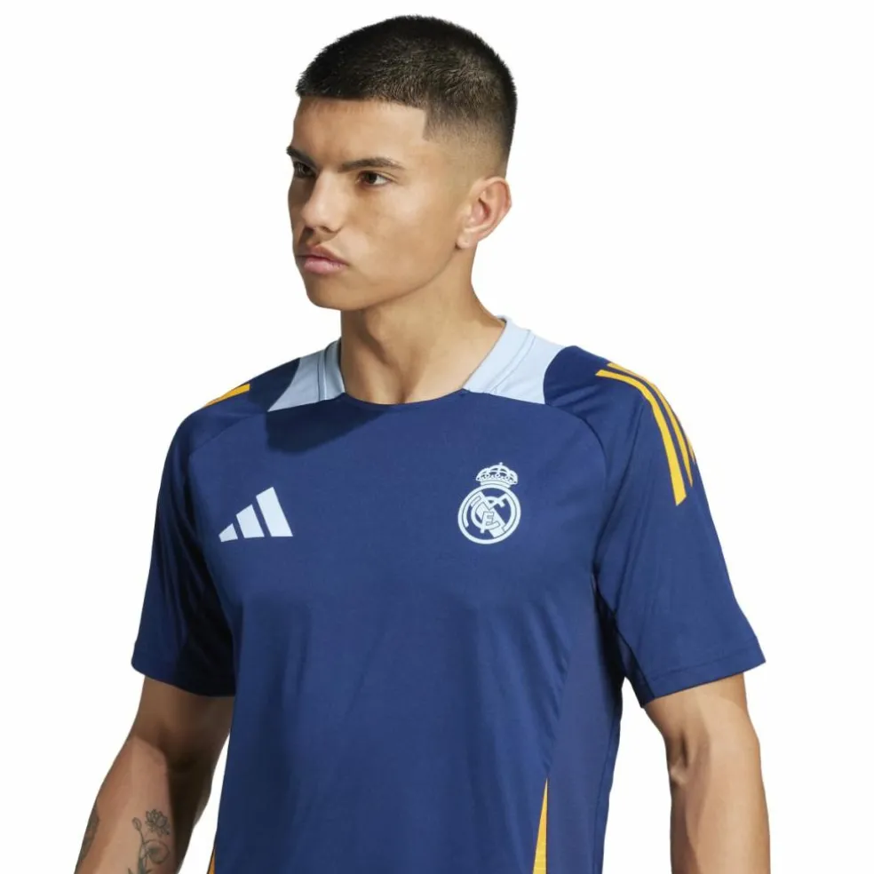 Adidas Real Madrid voetbalshirt heren team navy blue crew orange glow blue