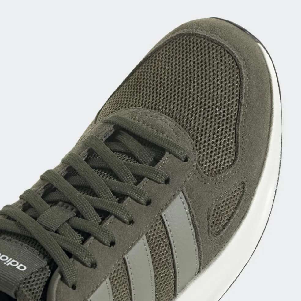Adidas Run 84 schoenen heren olive strata silver pebble