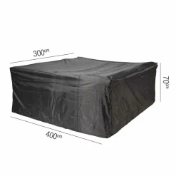Aerocover Loungesethoes 400 x 300 x 70 antraciet