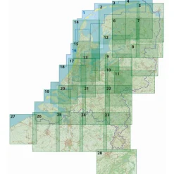 ANWB Knooppunten 22 Noord-Brabant Oost Limburg Noord  fietskaart