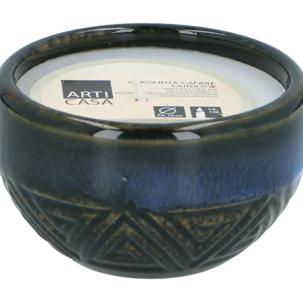 Arti Casa Citronella aztec pot kaars assorti