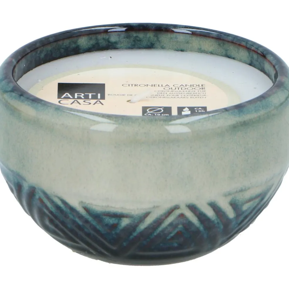Arti Casa Citronella aztec pot kaars assorti