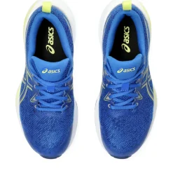 Asics Gel-Cumulus 25 GS hardloopschoenen junior illusion blue glow yellow