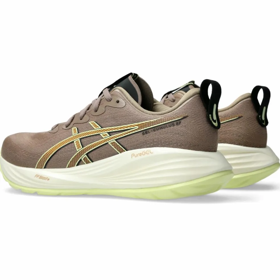 Asics Gel-Cumulus 27 hardloopschoenen heren taupe grey black