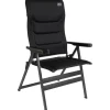 Bardani Bernardo XL 3D Comfort campingstoel platina grey
