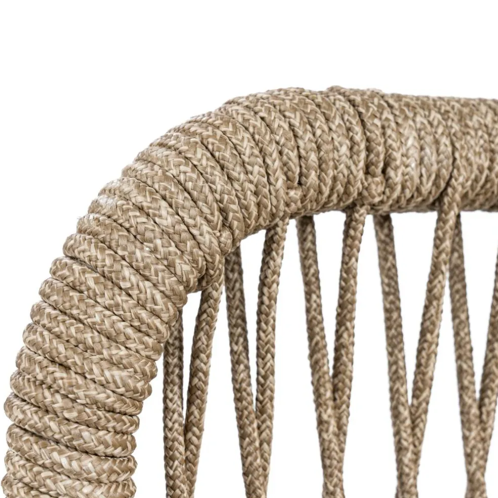 Bardani Boston loungestoel inclusief hocker sahara dust