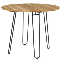 Bardani Madero tuintafel 90 black teak