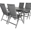 Bardani Olivia 180 x 100 cm Aruba 4 tuinset grey