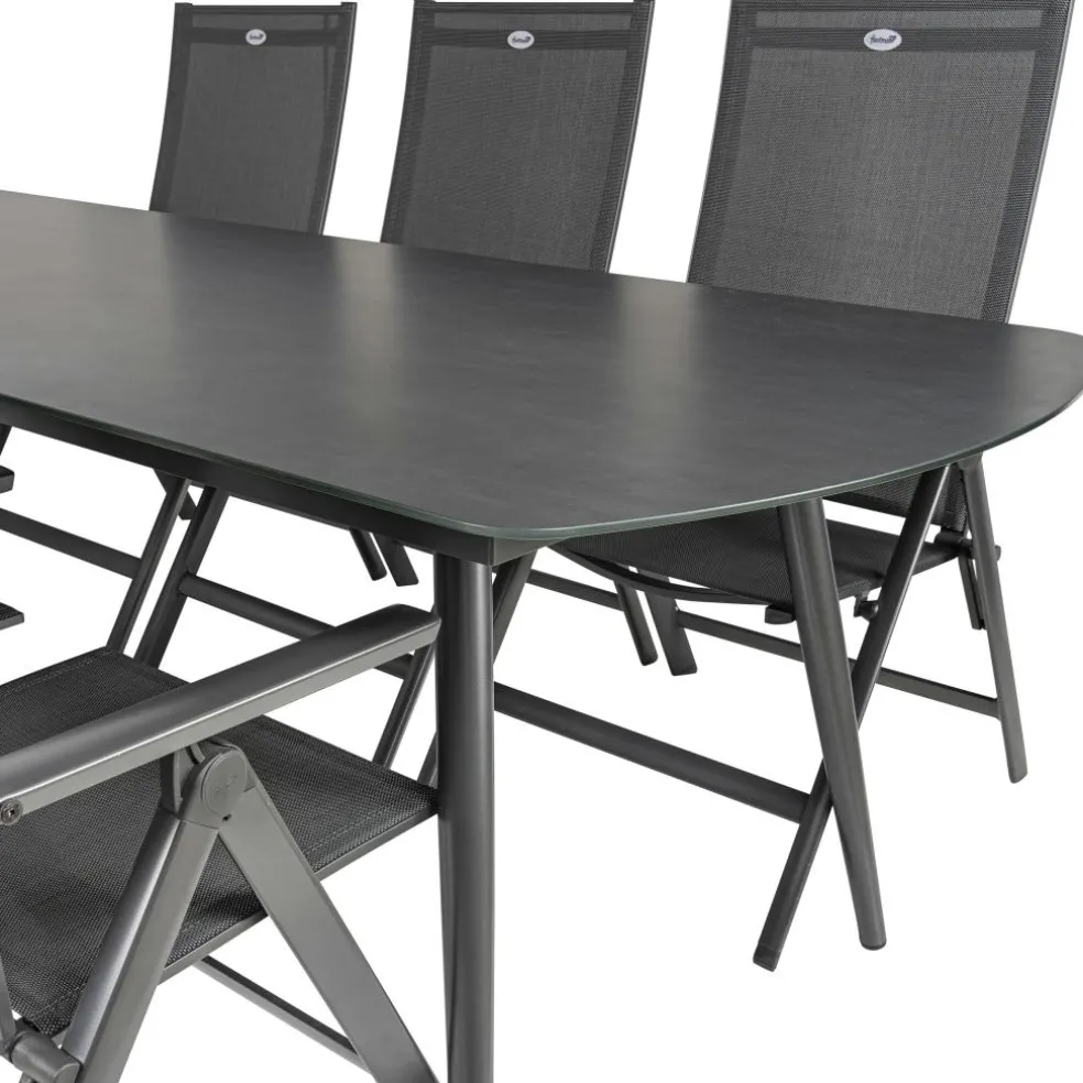 Bardani Olivia 240 x 100 cm Aruba 6 tuinset grey