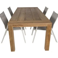 Bardani Roma 240 Aruba 4 tuinset teak white
