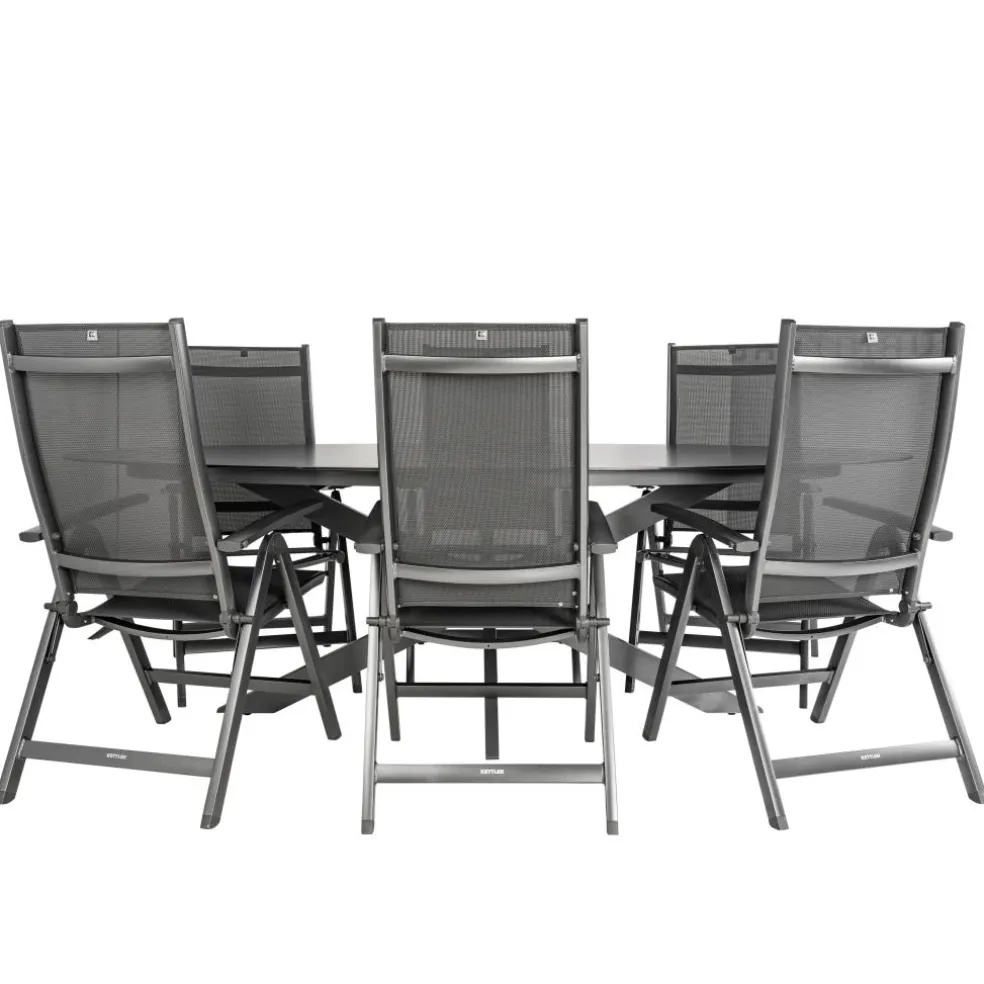 Bardani Varesse 240 x 108 cm Easy 6 tuinset antraciet