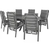 Bardani Varesse 240 x 108 cm Impera 6 tuinset antraciet
