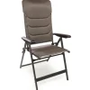 Bardani Vermillion X 3D Comfort campingstoel platina grey