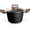 Bardani Wajan Deluxe kookpan met deksel en afneembare grepen ø 20 cm