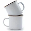 Barebones Emaille mok 473 ml eggshell 2-pack