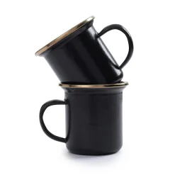 Barebones Espresso mok 148 ml charcoal 2-pack