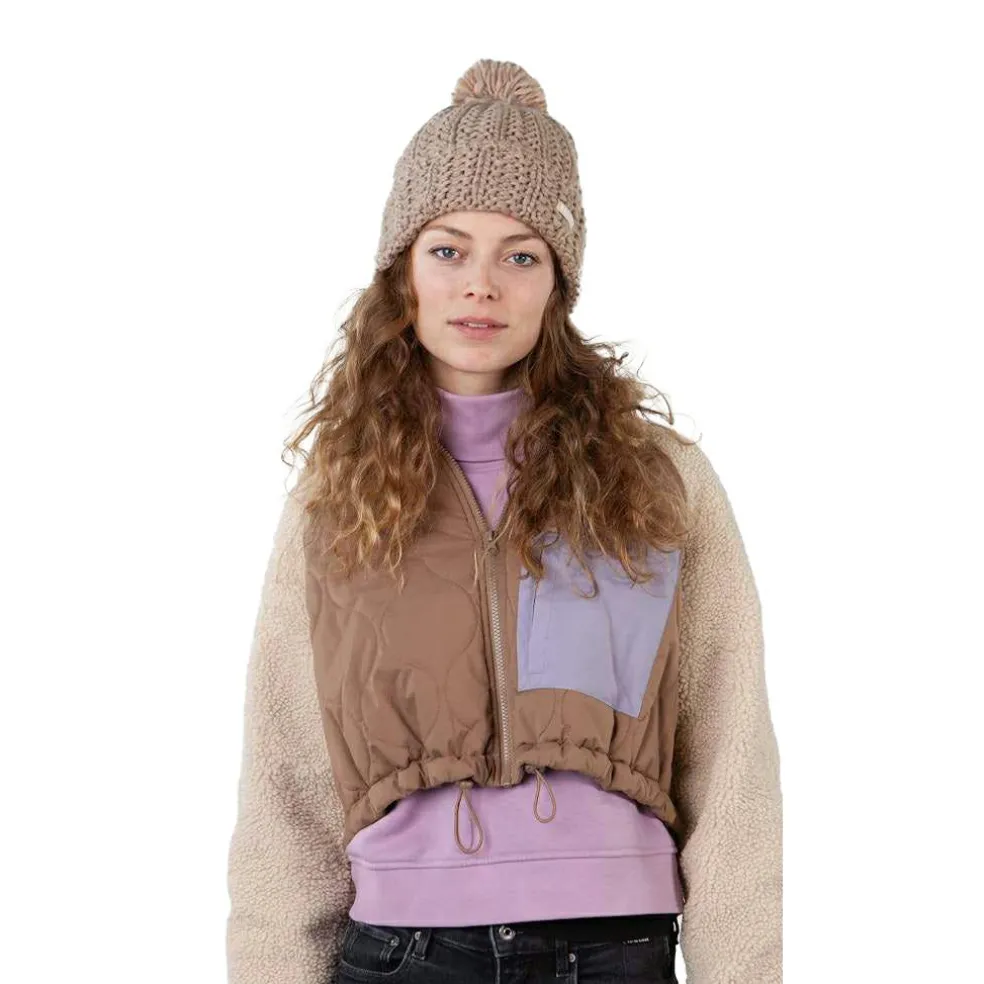 Barts Nirvaan muts dames light brown