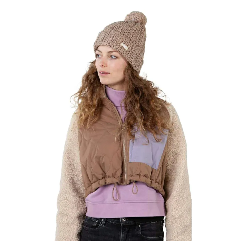 Barts Nirvaan muts dames light brown