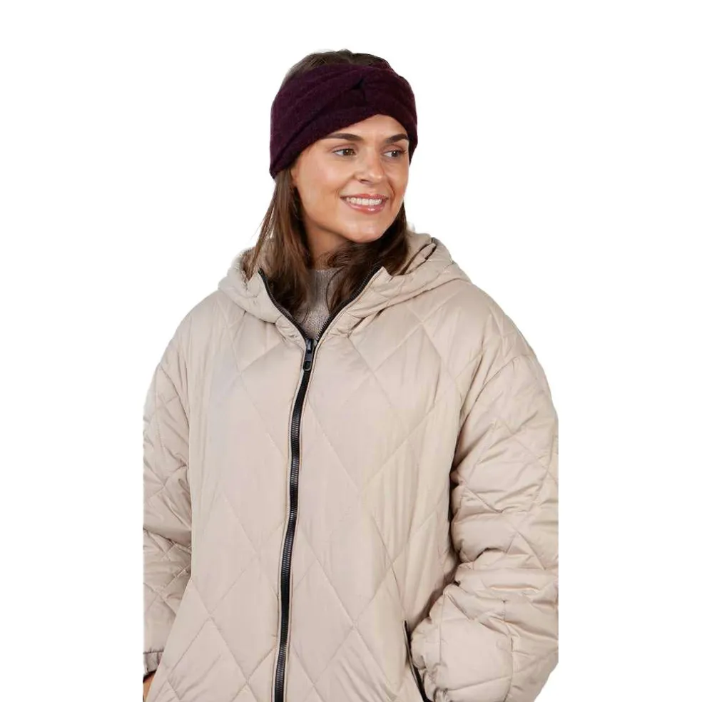 Barts Witzia hoofdband dames aubergine