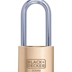 Black & Decker  Lang hangslot messing 50 mm