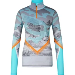 Bogner Fire+Ice  Ilvy skipully dames light blue grey orange