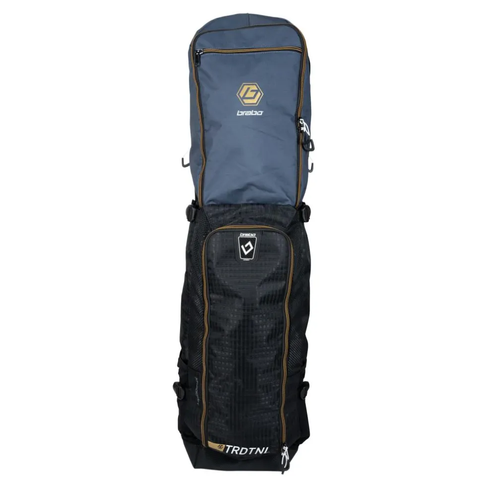 Brabo Traditional hockeytas stone grey gold