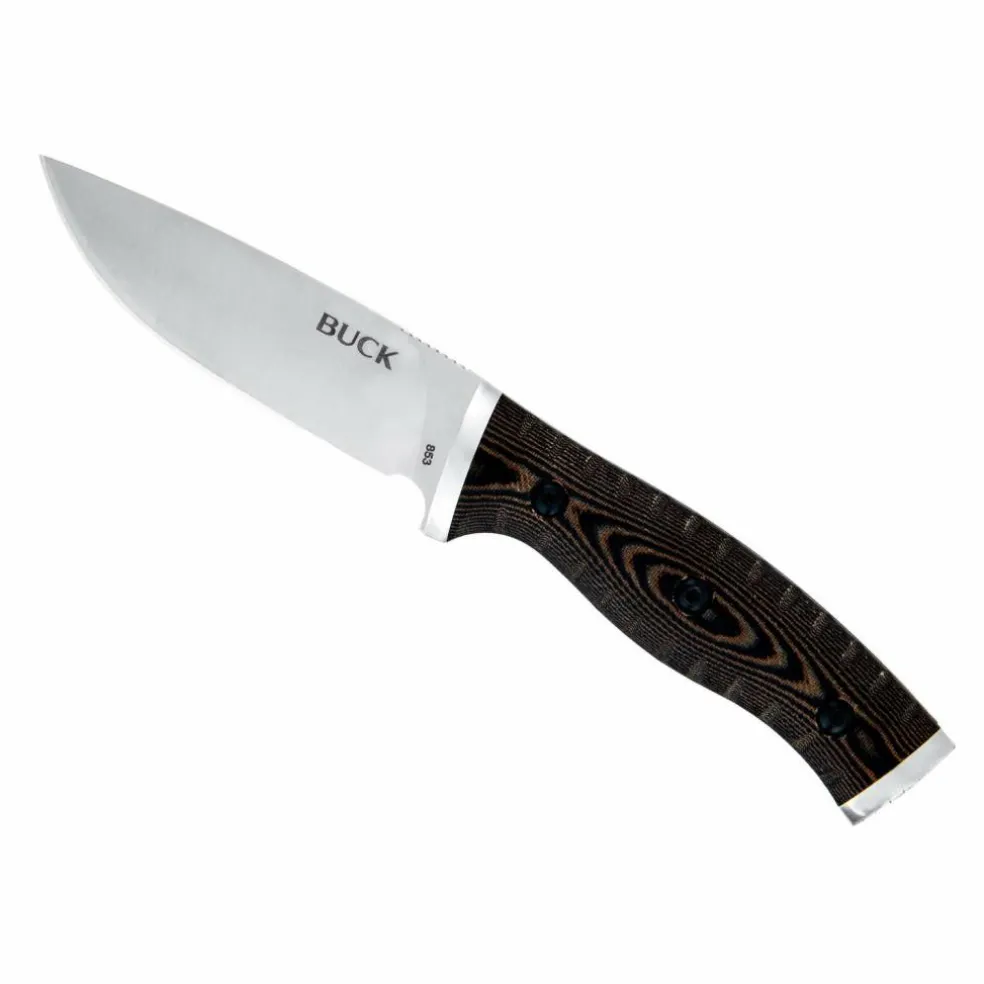Buck Small Selkirk Micarta Clampack mes
