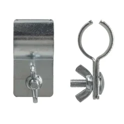 Campking Stormstok met voet aluminium 25 / 22 mm 180 - 260 cm QG