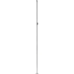 Campking Stormstok met voet aluminium 28 / 25 mm 170 - 260  cm QG