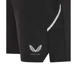 Castore 6 inch short heren black silver reflective