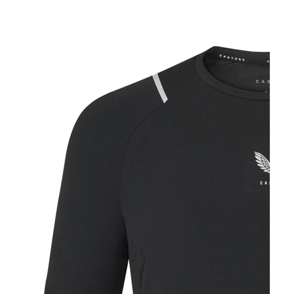 Castore shirt heren black silver reflective
