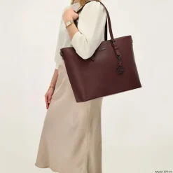 Charm London  Birmingham 15,6 inch laptop schoudertas bordeaux