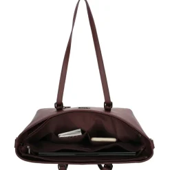 Charm London  Birmingham 15,6 inch laptop schoudertas bordeaux