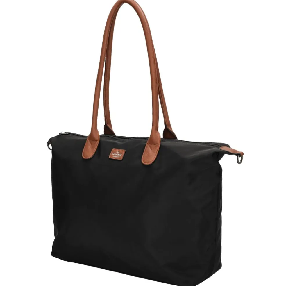 Charm London Buckingham 15,6 inch laptop schoudertas black