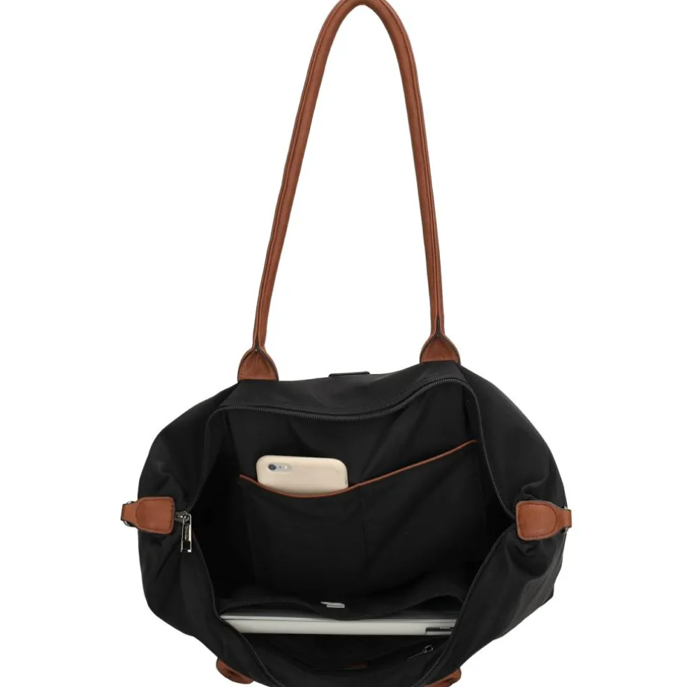 Charm London Buckingham 15,6 inch laptop schoudertas black