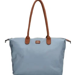 Charm London  Buckingham 15,6 inch laptop schoudertas steelblue
