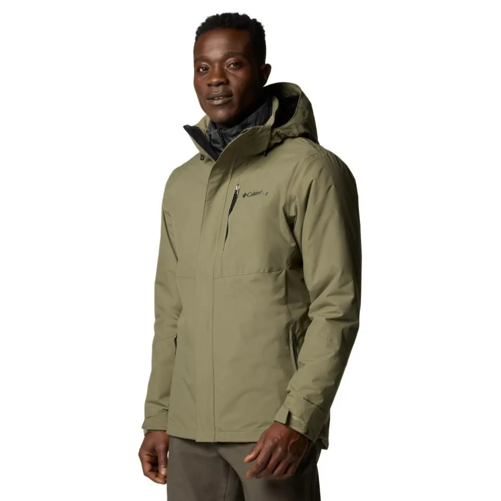 Columbia Element Blocker III 3-in-1 outdoor jack heren stone green