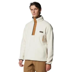 Columbia Helvetia II Half Snap fleece sweater heren chalk