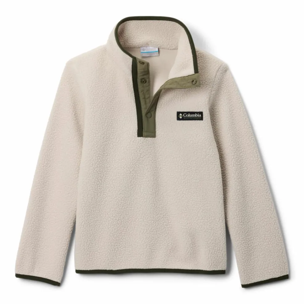 Columbia Helvetia II Sherpa Half Snap sweater junior dark stone