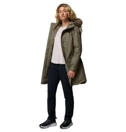 Columbia Suttle Mountain parka outdoor jack dames stone green