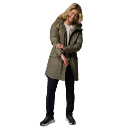 Columbia Suttle Mountain parka outdoor jack dames stone green