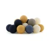 Cotton Ball Lights  Outdoor extension kit lichtsnoer glamping blue