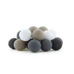 Cotton Ball Lights Outdoor lichtsnoer glamping green