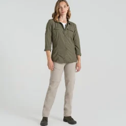 Craghoppers NosiLife Adventure III blouse dames wild olive