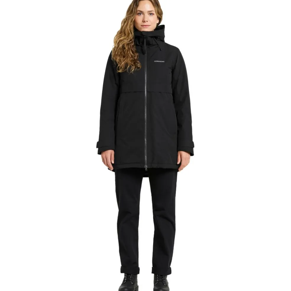 Didriksons Helle parka outdoor jack dames black